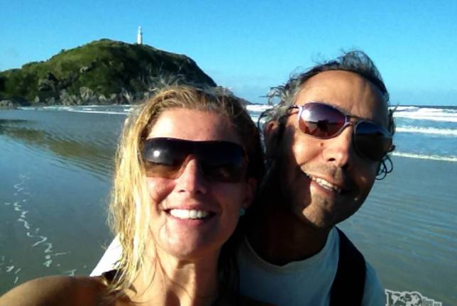 Dia de muito sol e felicidade na Ilha do Mel, litoral do Paraná